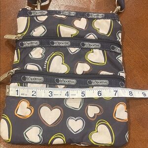 LeSportsac Multicolor Heart Crossbody Bag